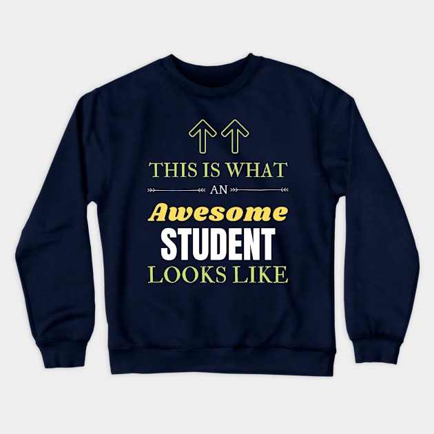 Student Crewneck Sweatshirt by Mdath